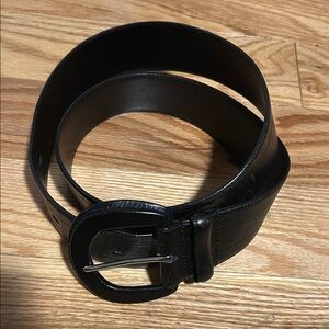 Ralph Lauren Women's Black Leather Belt